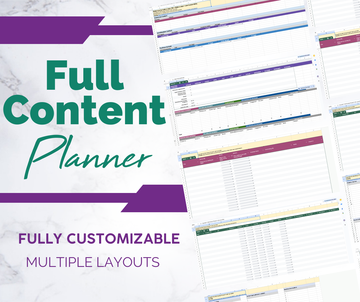 Pintastic FULL Pinterest Content Planner