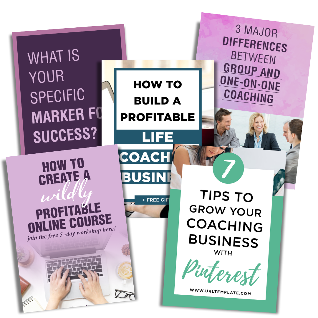 Coaching Pinterest Pin Templates