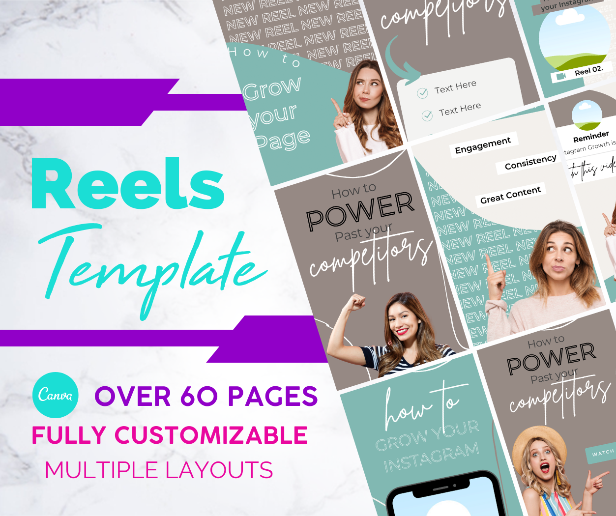 60+ Instagram Reel Templates | Editable Instagram Reels Video Templates