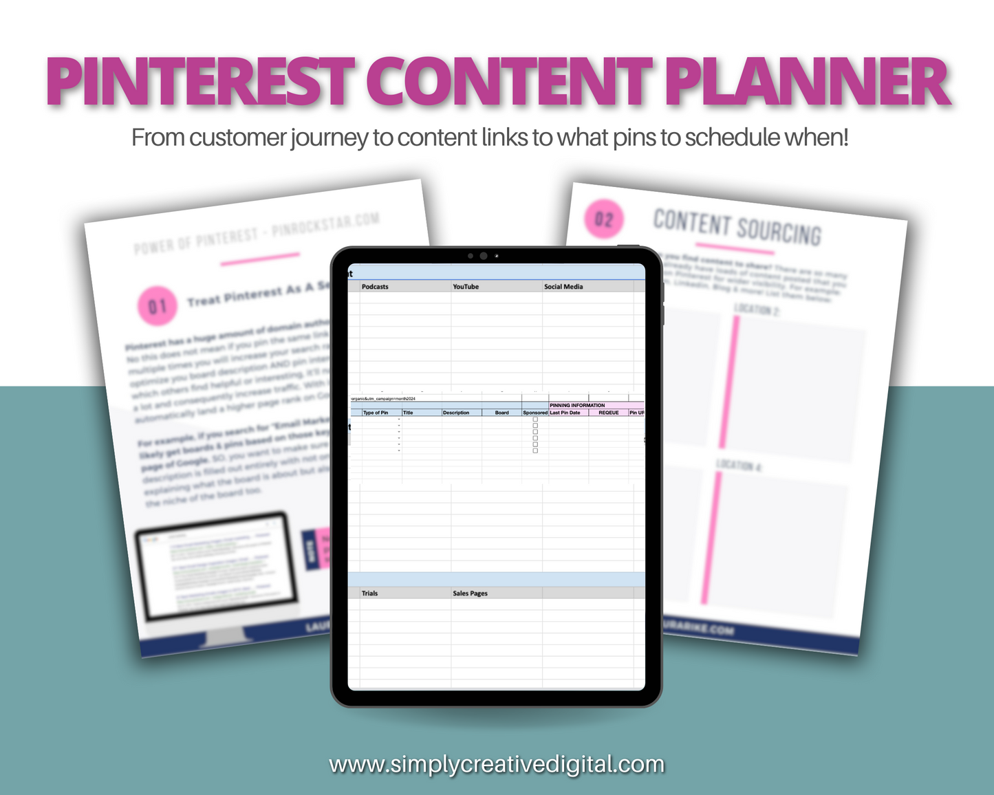 Pintastic Pinterest Content Planner