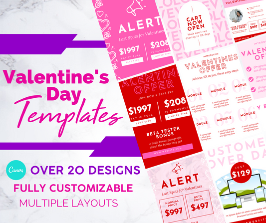 Valentine's Day Social Post Templates